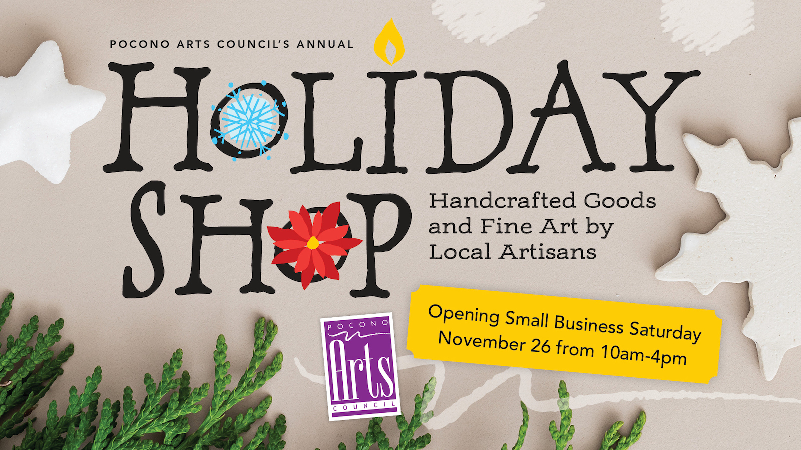 Holiday Shop: Handcrafted Goods and Fine Art by Local Artisans