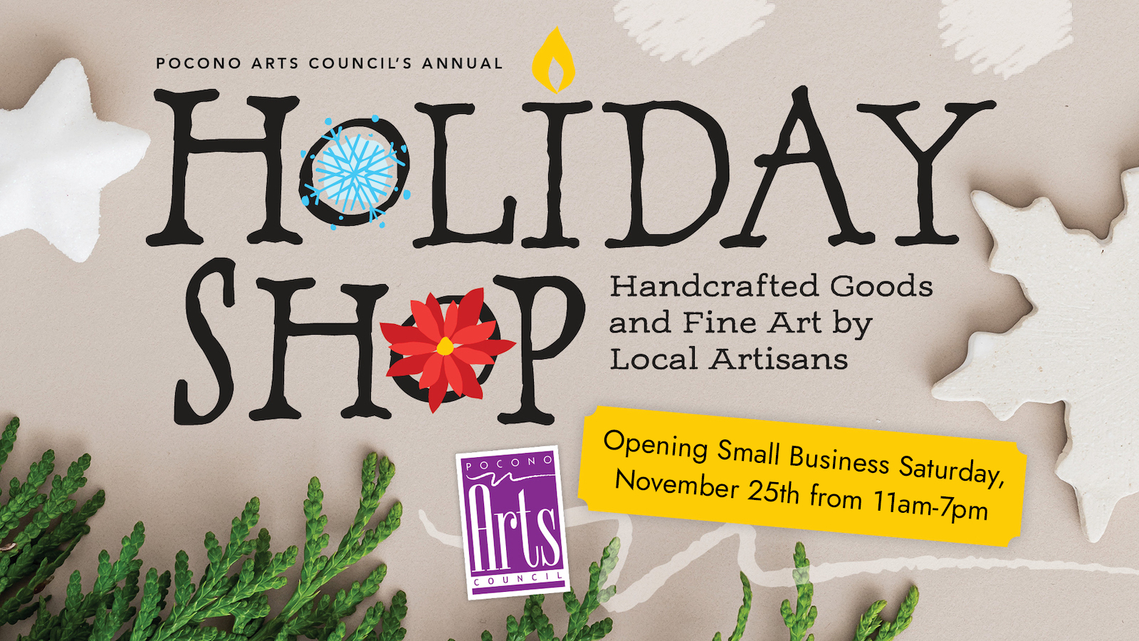 Holiday Shop: Handcrafted Goods and Fine Art by Local Artisans