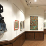 Christopher Centrella's artwork hangs in the hallway gallery of at Hughes Eastern Monroe Public Library