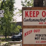 Keep Out - Contaminated Area sign