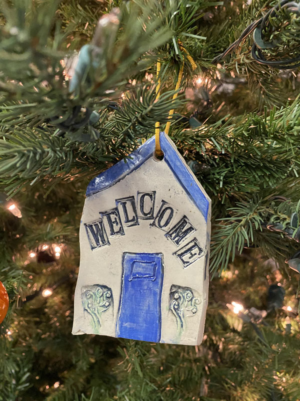 Welcome Home Ornament by Linda Schwartz