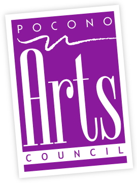 Pocono Arts Council Logo - Tilting Left