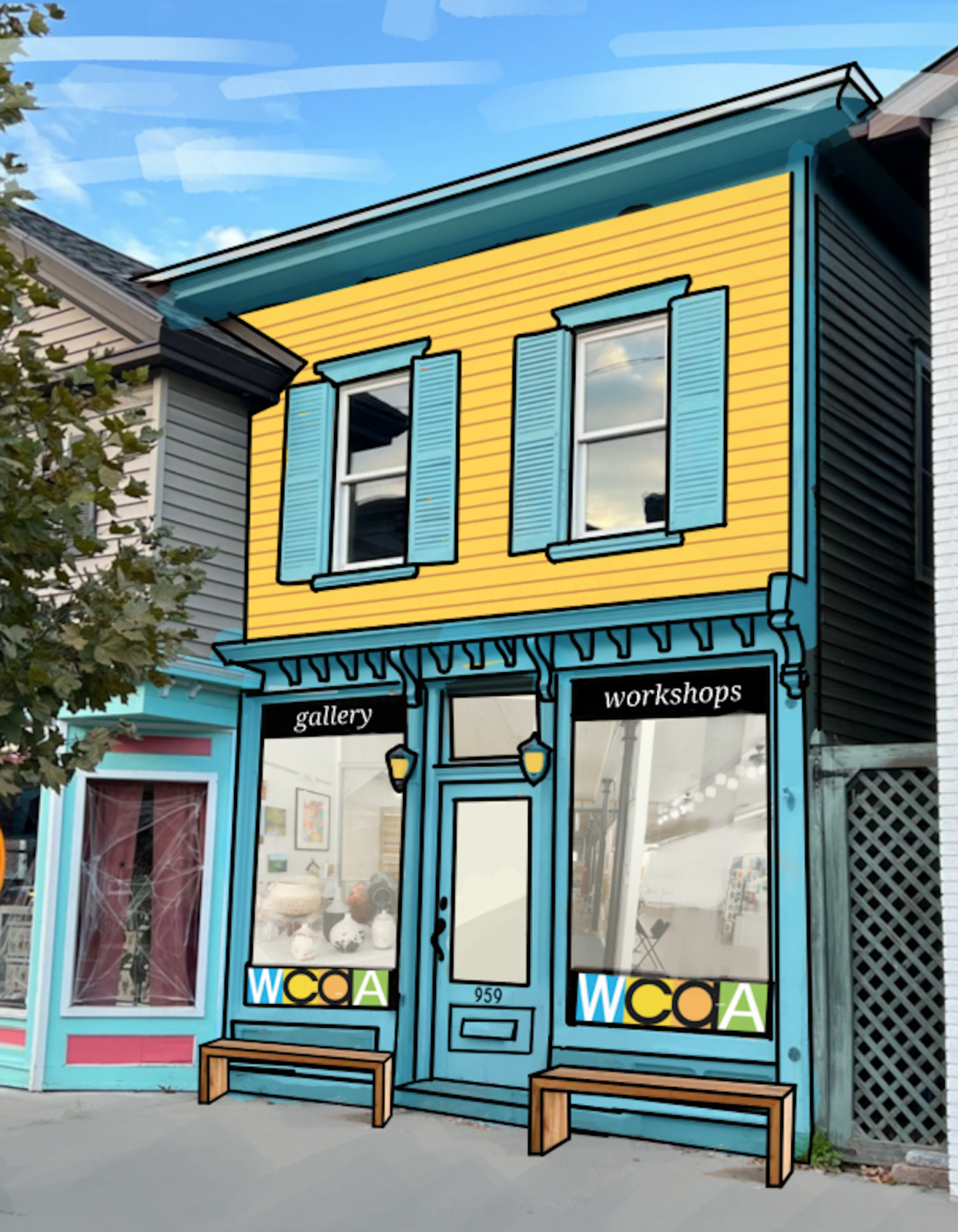 Artist's Rendering of WCAA New Location in Honesdale, PA