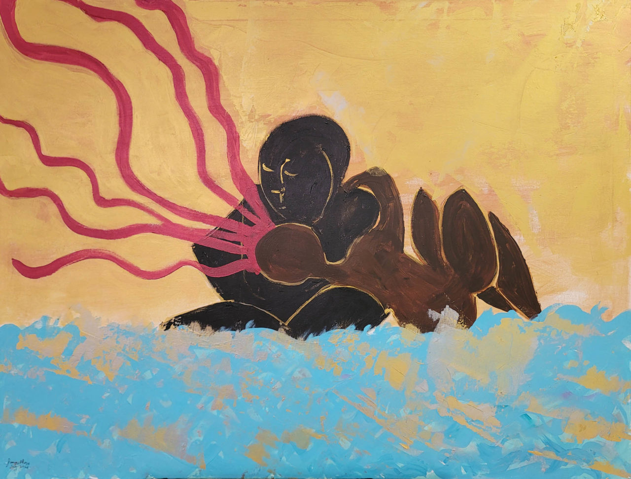 Seduction of The Buddha by Medusa - Jeanne Ross