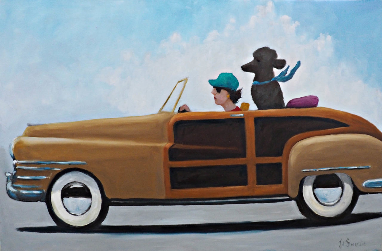 Riding in My Woodie - Jill Swersie